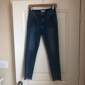 JBD (Just Black Denim) High-Rise Ankle Crop Jean